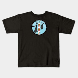 The Trio of Bats and the Tower of Ice Cream Kids T-Shirt